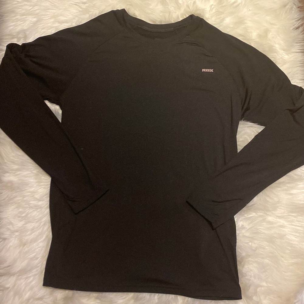 Men’s RBX Base Layer Black Long sleeve Activewear shirt